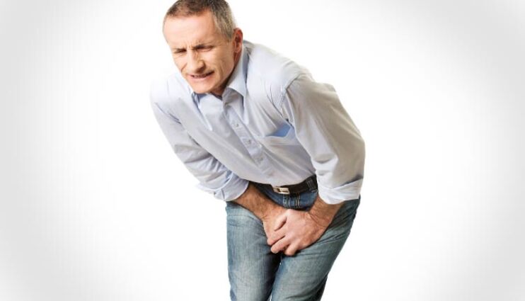 Prostatita acută se manifestă ca durere severă în perineu la un bărbat